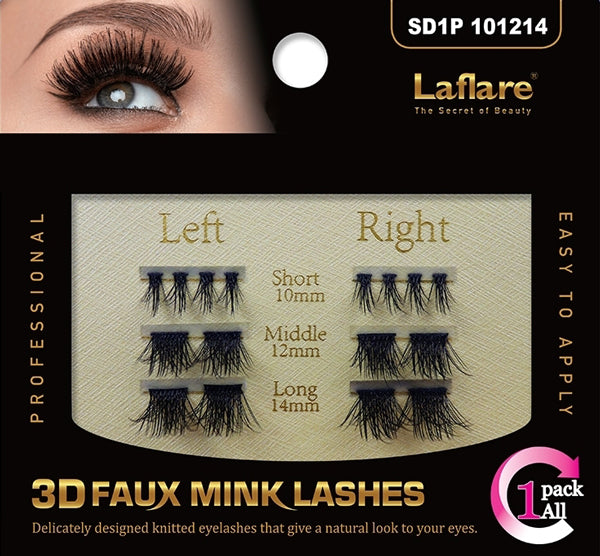 Laflare 3D Faux Mink Eyelashes