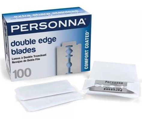 Personna Double Edge Blades, 100 Count (BP9020)